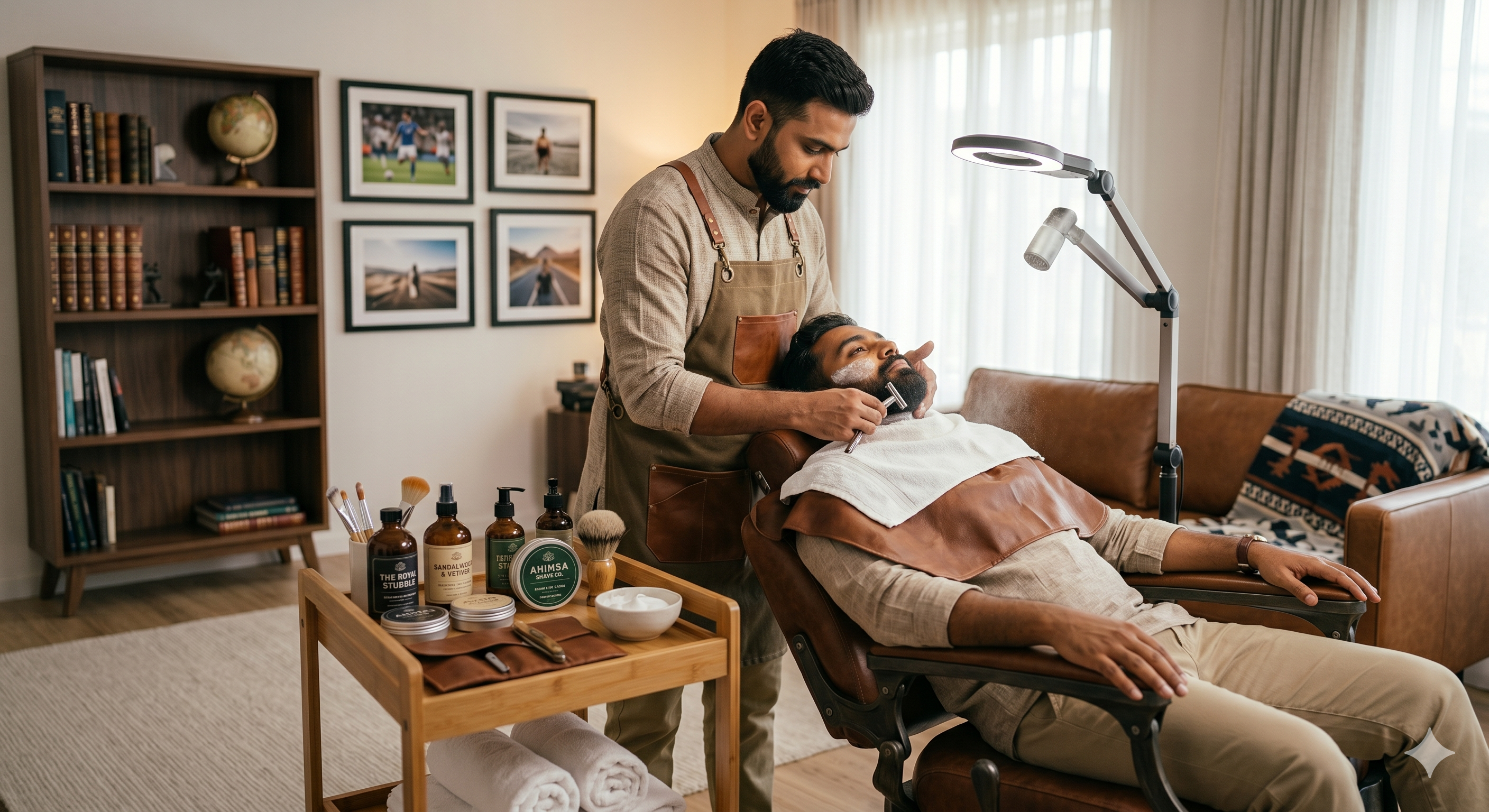 Professional beauty and spa services at home